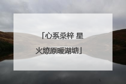 心系桑梓 星火燎原暖湖塘